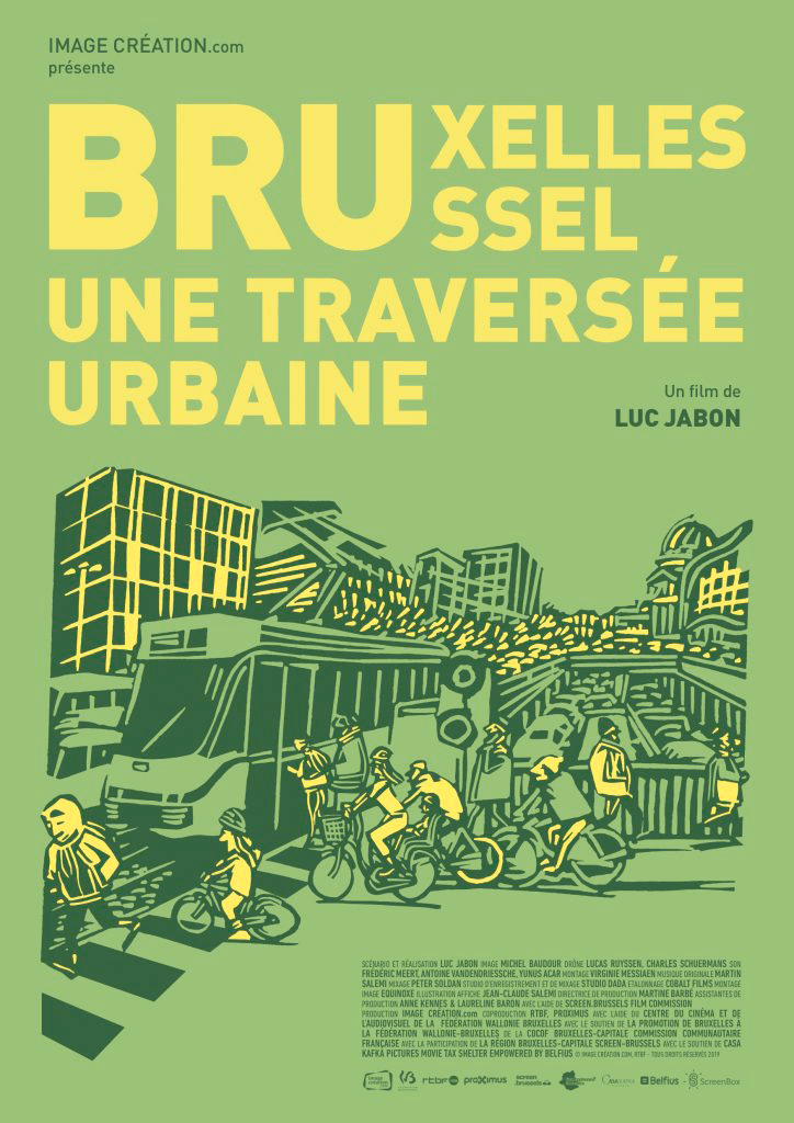 Affiche Bruxelles Brussel, une traversée urbaine