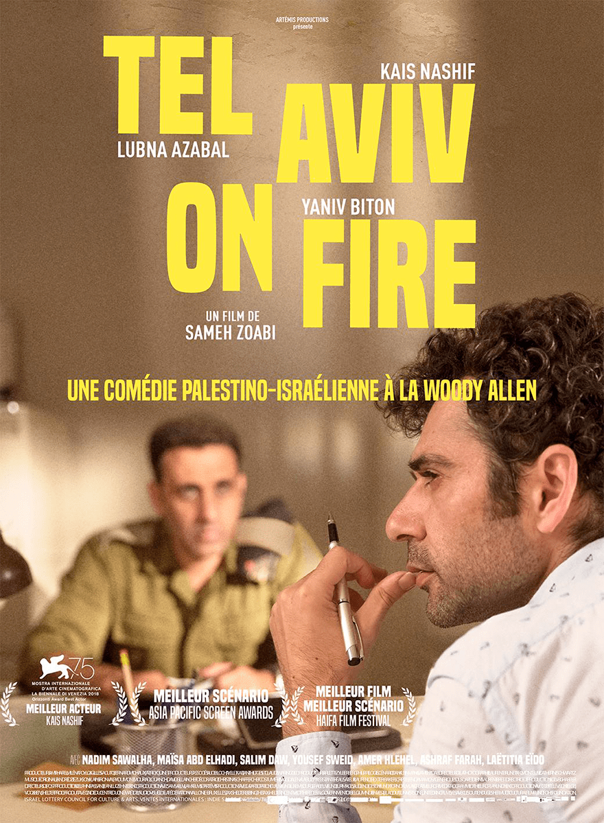 Affiche Tel Aviv on fire