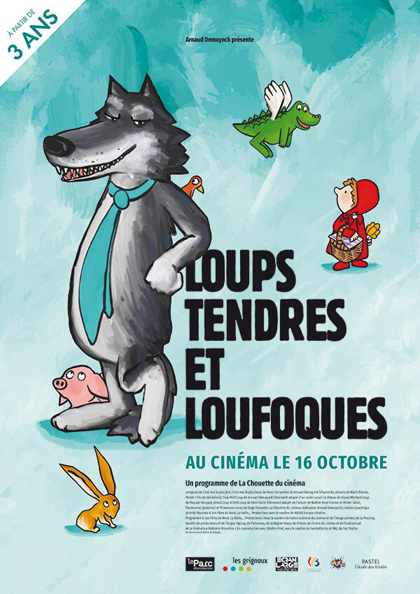 Affiche Loups tendres et loufoques